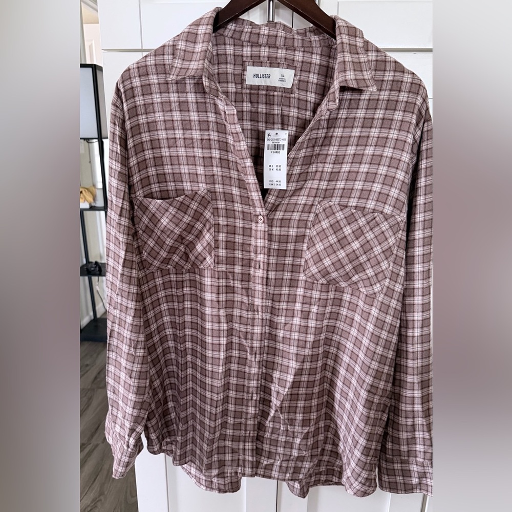 Hollister oversized flannel